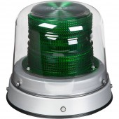 green LED Beacon with clear dome Miniaturbild