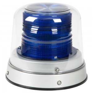 blue LED Beacon with clear dome