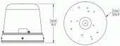 drawing of LED Beacon with dome thumbnail