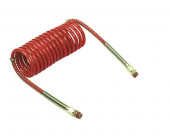 Red Coiled Air Hose