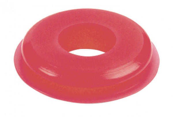 Seals, Polyurethane, Large Face, Red, 100pk