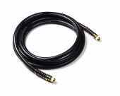 Rubber Air Lines, Length 12', Black