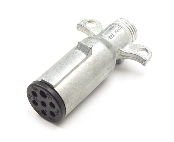 Heavy Duty 7-Way Socket Connector Plug