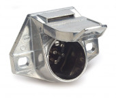 Heavy Duty 7-Way Socket with Exposed Terminals