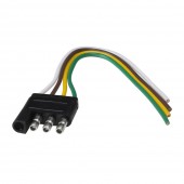 molded male trailer connector blunt cut