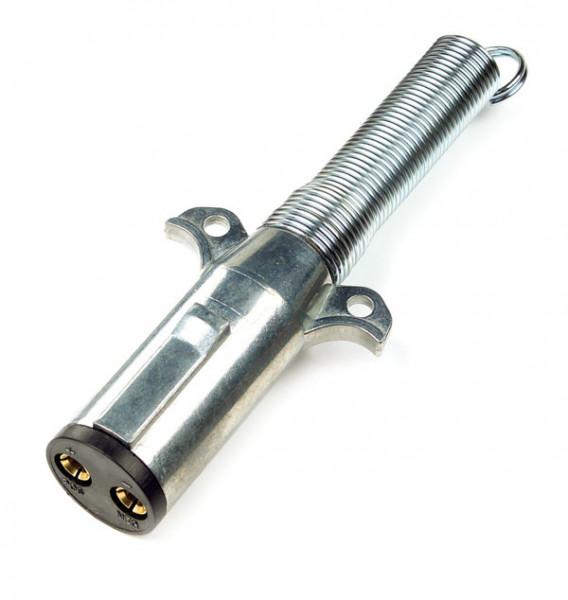 Heavy Duty 2 Pole Socket & Plug Connector With Spring