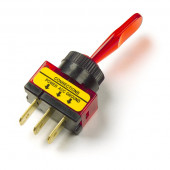 3 Blade Red 20 Amp Illuminated Toggle Switch thumbnail