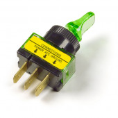 Green Illuminated Duckbill Toggle Switch Miniaturbild