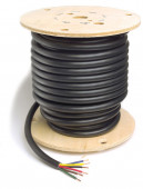 Trailer Cable, 6/12 & 1/10 Gauge, 7 Conductor, Wire Length 100' thumbnail
