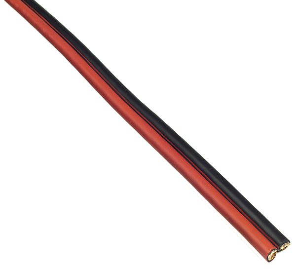 Black & Red Twin Conductor 100' Booster Cable