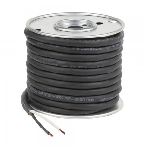 Cable de extensión portátil - Tipo SJOW, Calibre 14, 2 conductores, cable de 100' de largo