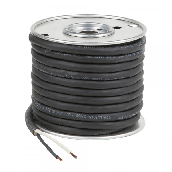 Portable Extension Cable - Type SJOW, 14 Gauge, 2 Conductor, Wire Length 100'
