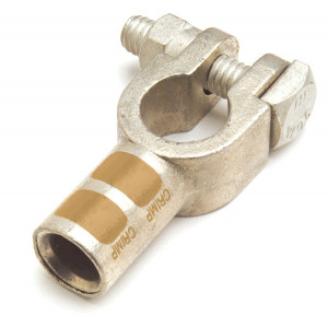 Positive 2/0 Gauge Straight Barrel Clamp