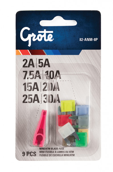 mini atm blade fuse assortment kit puller pack
