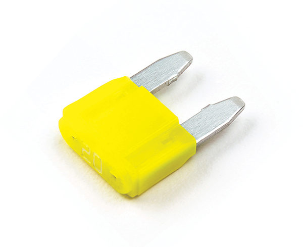 Yellow MINI®/ATM Blade Fuse With LED Indicator