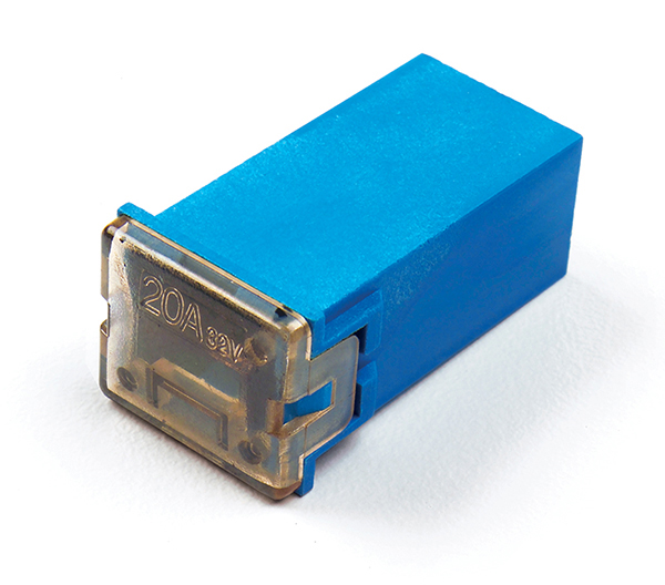 Blaue JCartridge-Sicherung