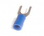 Vinyl Spade Terminals, 16 - 14 Gauge, #4 - 6 Stud Size, 100pk