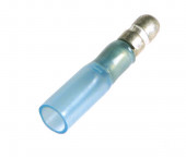Heat Shrinkable Bullet & Receptacle Connectors, 16 - 14 Gauge, .197" Bullet Size, 50pk, Male