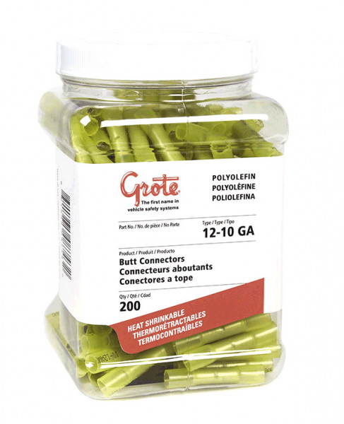 200 Package Grote Polyolefin Heat Shrink Butt Connectors 12-10 Gauge 83-3550-3 