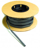 Black Single Wall 100" x 3/8" Shrink Spool