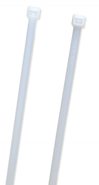 White 4.10" Light Duty 1000 Pack Tie Fastener