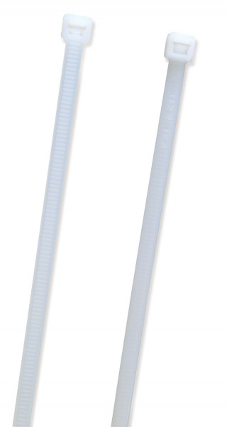 7.60" Releasable White 100 Pack Tie