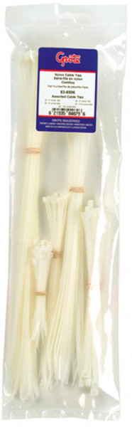 White Cable Tie Assortment