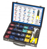 650 Piece Vinyl & Nylon Terminal & Connector Assortment Kit. Miniaturbild