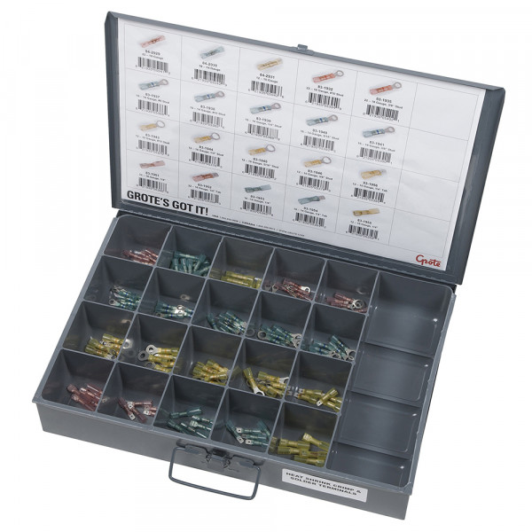 Crimp, Solder & Seal Heat Shrink Terminal Assortment Tray