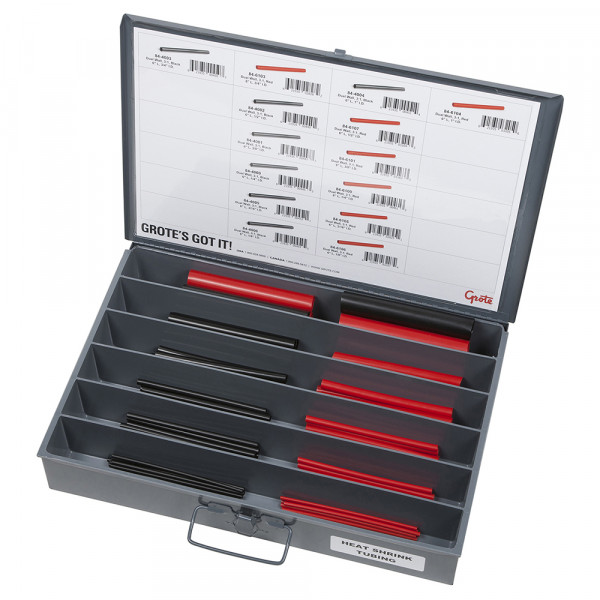 Plateau de rangement de gaines thermorétractables 