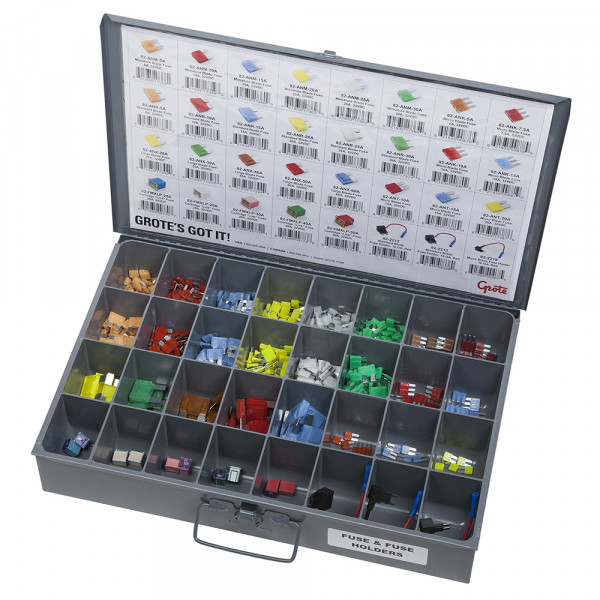 Blade Fuse And "add A Fuse" Holder Assortment Tray