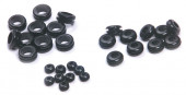 1/4", 1/8" & 3/8" Rubber Grommet Assortment Miniaturbild