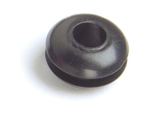 1/4" Black Rubber Grommet