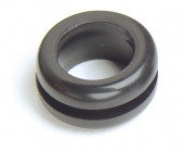 5/8" Black Rubber Grommet Miniaturbild