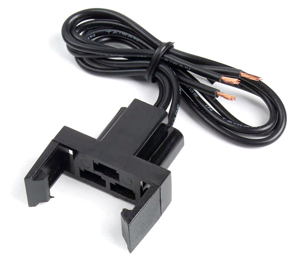 Black Dimmer Switch Assembly With Locking Ears