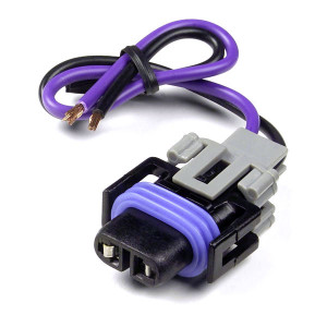 Fog Light Harness Assembly With Purple & Black Wires