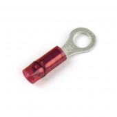Nylon-Ringkabelschuhe, 22–16 Querschnitt, Bolzengröße Nr. 4–6, 15er-Pack Miniaturbild