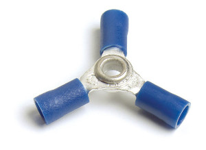 Vinyl 3-Way "Y" Connectors, 16 - 14 Gauge, 5pk