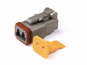 Deutsch - DT Series Housing & Wedgelocks, 2-Way Male Plug thumbnail