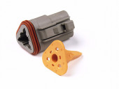 Deutsch - DT Series Housing & Wedgelocks, 3-Way Male Plug