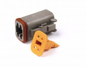 Deutsch - DT Series Housing & Wedgelocks, 4-Way Male Plug