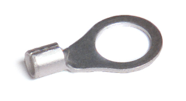 Sherco-Auto 8 Gauge Non-Insulated Ring Stud Terminals – #8 Stud – Pack Of 100 (Made In USA)