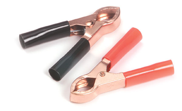 Red & Black Heavy Duty 50 Amp Charge Clip