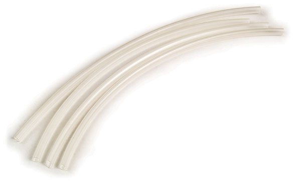 White 6" x 3/4" Shrink Tubing Includes 6 Tubes