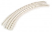 White 6" x 3/8" Shrink Tubing Includes 6 Tubes