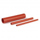 Red 6" x 1/4" Shrink Tubing Includes 20 Tubes Miniaturbild