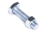 Bulk Square Bolt Head & Nut Hardware Fastener Pack