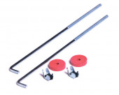 10" L Bolt Battery Hold Set