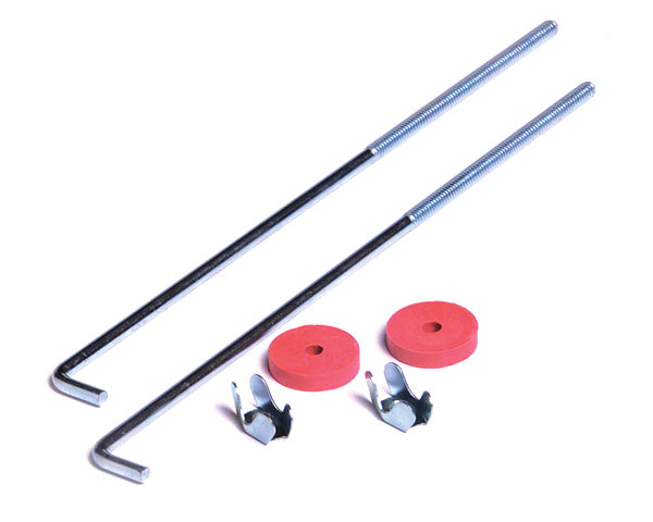 10" L Bolt Battery Hold Set