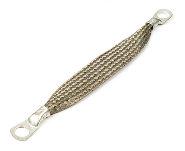 18" Lug to Lug Braided Ground Strap